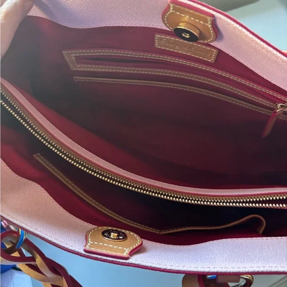 Disney UK Dooney & Bourke Pink and Brown Minnie Mouse Tote - Picture 2 of 4